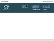 Tablet Screenshot of cubexports.com
